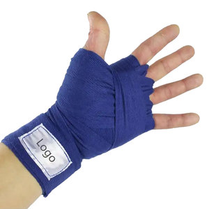 Muñequeras de entrenamiento de manos personalizadas Levantamiento de pesas Gimnasio Envoltura de mano 100% Uso de gimnasio de boxeo Envolturas de manos personalizadas - Product Image 5