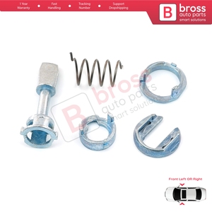Kit de Reparación de Cilindro de Cerradura de Puerta Delantera V2BDP52 de 45 mm para Polo MK4 IV 9A 9N 2001-2012 4/5 Puertas 1U0837167 - Product Image 3