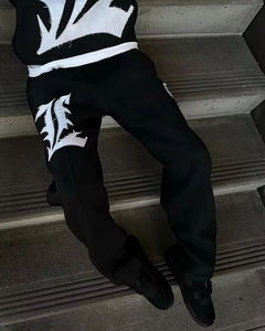 Fabricant de survêtements et de sweats à capuche streetwear d'hiver OEM ODM, logo personnalisé, sweat à capuche en coton 100% lourd, patch brodé délavé - Product Image 3