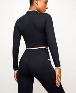 ชุดวอร์ม2ชิ้นสำหรับใส่เล่นกีฬาออกกำลังกายระบายอากาศได้ดีชุดวอร์มสีแบบลำลองสำหรับฤดูใบไม้ร่วงโลโก้ออกแบบได้ตามต้องการ - Product Image 3