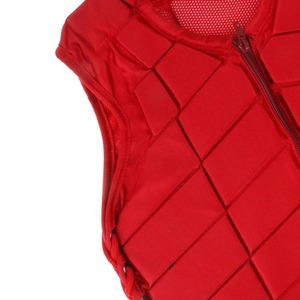 Red Horse Riding Safety Vest Unisex Sleeveless Breathable Polyester Material Solid Color Woven Design 2026 - Product Image 6
