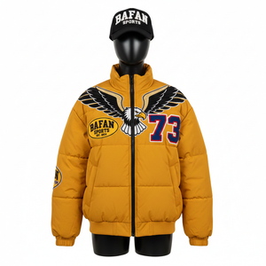 Blouson matelassé pour femme, tissu en nylon et polyester de haute qualité, panneaux matelassés, rembourrage chaud, logo personnalisé, blouson matelassé pour femme - Product Image 1