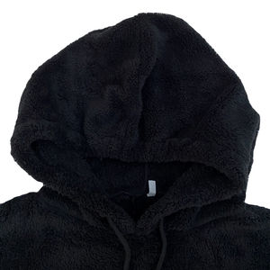 Custom Winter <b>Mens</b> Plain Fuzzy <b>Hoodie</b> Soft <b>Sherpa</b> Fleece Warm Pullover Unisex Casual Oversize Plush Essentials Hoodies - Product Image 3