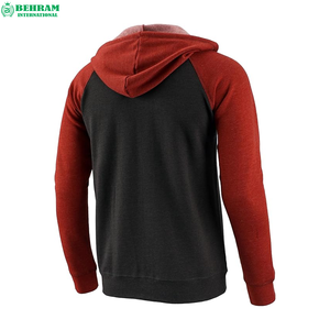 Sweat à capuche unisexe à fermeture éclair, effet délavé, en molleton 100% coton French Terry, style streetwear, ourlet brut, logo brodé, séchage rapide, respirant - Product Image 2