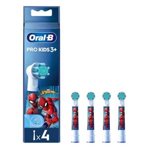 Têtes de rechange pour brosse à dents électrique Oral-B PRO KIDS Spiderman, lot de 4 - Product Image 3