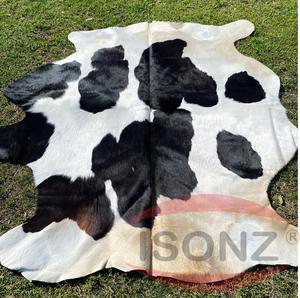 Alfombra de piel de vaca Natural al por mayor, alfombra de piel artificial blanca y negra, muebles de decoración del hogar, cortinas, múltiples zapatos, equipaje terminado - Product Image 1