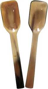 Cuchara de sopa de cuerno de vaca más vendida, cubiertos de capacidad de 15ml para café y mesa para obsequios - Product Image 2