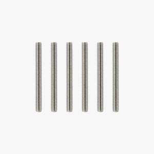 Tige filetée complète en acier au carbone M3 avec finition zinguée, système de mesure métrique L 16-30mm P 0.5-0.45mm - Product Image 1