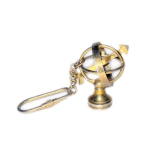 Nautique En Laiton Sable Minuterie Porte-clés Voyage Vintage En Laiton Survie Étanche Top Produit De Haute Qualité Indien Artisanat Article - Product Image 3