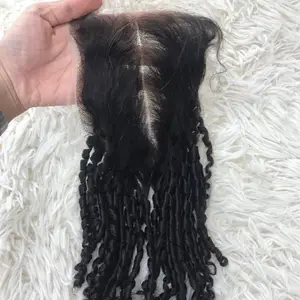 Человеческие волосы с закрытием средней части, 100% натуральные волосы, вьетнамские вьющиеся волосы, человеческие волосы для черных женщин