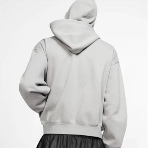 Sudaderas con Capucha Extra Grandes de Doble Capa Personalizadas Más Vendidas, Ecológicas, para Hombre, Gris, Gruesas, 450 Gsm, 100% Algodón - Product Image 1