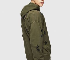 Vêtements durables faciles à laver Sweats à capuche en détresse pour hommes Vêtements décontractés confortables anti-rides respirants Sweats à capuche en détresse pour hommes - Product Image 2