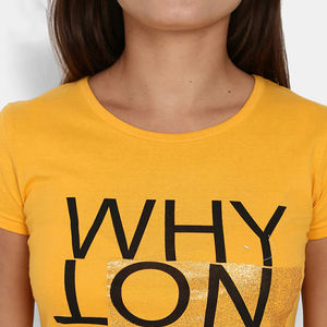 Camiseta de algodón de gran tamaño de verano para mujer de alta calidad Camiseta informal de manga corta de color sólido - Product Image 5