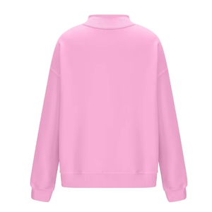 Mockneck de mujer de la mejor calidad, Material de algodón 100% de buena calidad, ropa de calle ligera de secado rápido, estilo pulóver - Product Image 5