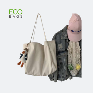 Bolsa de Mano de Lona de Algodón Orgánico Personalizable al por Mayor, Moderna, de Gran Capacidad, con Logotipo Impreso Personalizado, Ecológica y Reutilizable - Product Image 3