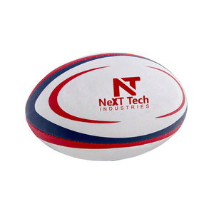 Pelota de Rugby con logotipo y color personalizado para exteriores, pelota de Rugby de partido de PVC impermeable personalizada de alta calidad - Product Image 2