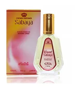 Parfum SABAYA By AL REHAB 50 ML untuk Wanita Parfum Arab Oud Attar Oriental Halal Floral, Melati, Mawar