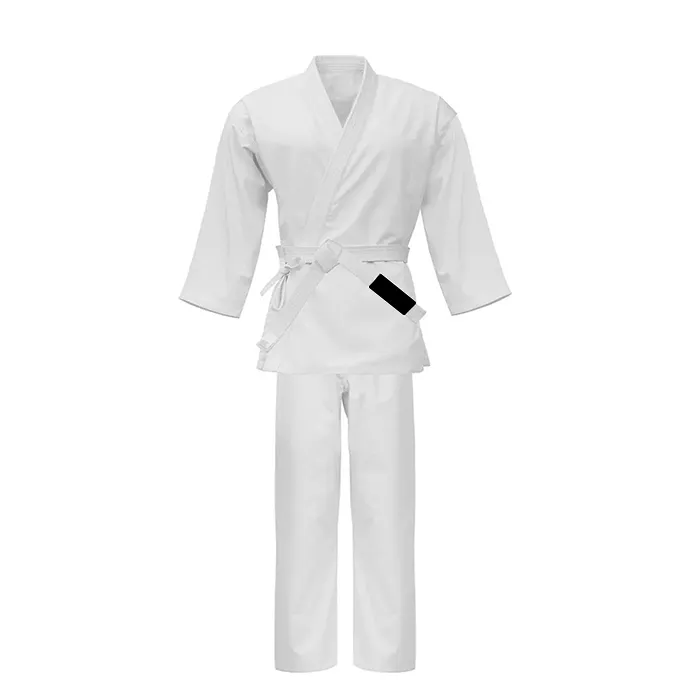 Venta al por mayor personalizar BJJ Gi uniforme 100% algodón brasileño Jiu Jitsu kimono GI Judo GI tela bordado parche uniforme de trabajo