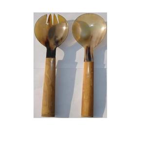 Buena elección Cuchara de bambú hilada Servidor de ensalada Buen precio Cookin Buena elección Cuchara de bambú hilada Servidor de ensalada Agradable - Product Image 1