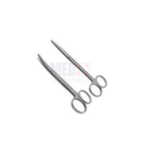 Ciseaux à dissection Mayo en acier inoxydable Instruments chirurgicaux droits et incurvés Outils médicaux en plastique manuels - Product Image 6