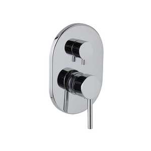 Mitigeur de douche encastré chromé FIEMME avec inverseur pour salle de bain et toilettes - Product Image 1