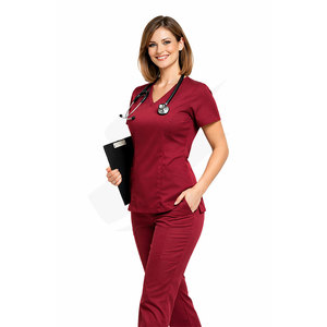 Conjunto de Uniforme de Enfermera Unisex Personalizado, Uniformes Médicos Tejidos Duraderos, Fabricante OEM al por Mayor - Product Image 3