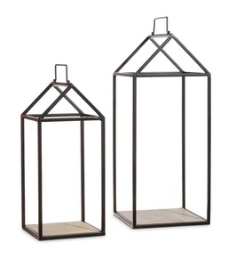Metal And Glass Cheap Price New Design Metal lantern Hanging Tabletop <b>Candle</b> <b>Holders</b> for <b>Outdoor</b> Patio Wedding Party Decor. - Product Image 1