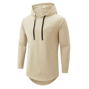 Sudaderas con capucha y sudaderas de manga larga de algodón 100% para hombre más vendidas estilo liso con estampados únicos para adultos de invierno - Product Image 1