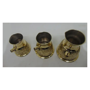 กาต้มน้ำชากาแฟทำจากโลหะทองเหลืองดีไซน์ใหม่ - Product Image 5