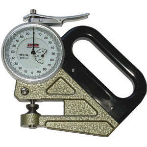 Jauges d'épaisseur professionnelles à cadran, division 1/1000 mm, modèle 3959G - Outil de mesure pour aluminium, acier inoxydable, plastique, métal - Product Image 1