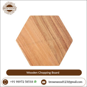 Tabla de cortar de madera de mango hecha a mano de calidad Premium Hexagonal, tabla de servir charcutería para uso doméstico, tabla de cortar hecha a mano - Product Image 2