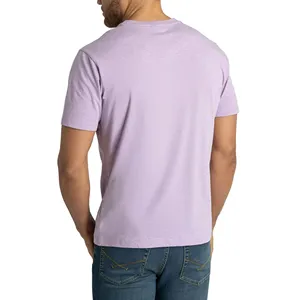 เสื้อยืดผ้าฝ้ายออแกนิกสำหรับผู้ชายโอเวอร์ไซส์ดีไซน์หรู100% โลโก้ออกแบบได้ตามต้องการลายหนาทึบสไตล์บ็อกซี่ว่างเปล่า - Product Image 2