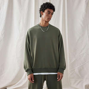 Sweat-shirt unisexe vintage de haute qualité en molleton, broderie personnalisée, vente en gros pour la saison d'automne, mélange coton/polyester - Product Image 2