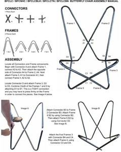 Antique Rustic Premium Leather Butterfly <b>Chair</b> Foldable Leisure <b>for</b> Home Office Outdoor Bar Bedroom Living Room Dining Iron - Product Image 4