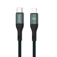 Kabel Pengisian Cepat PD60W Nylon Braided USB-C ke C-8PIN untuk iPhone, Kamera & Komputer - Kompatibel dengan iOS