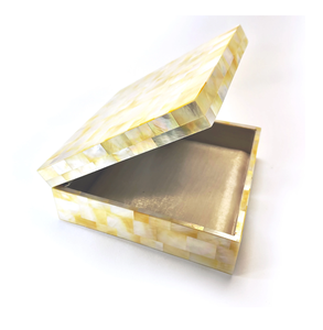 Boîte de rangement de bijoux en incrustation d'os pour cadeaux de mariage de qualité admirable avec taille personnalisée disponible meilleure vente - Product Image 4