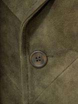 Gilet en cuir de vachette suédé vert pour moto à vente chaude pour hommes - Product Image 3