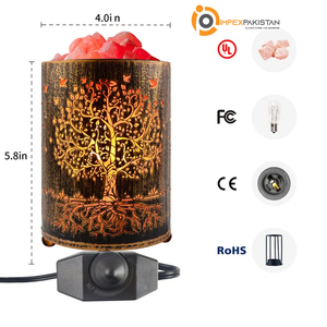 Lámpara de sal del Himalaya IMPEX 2024, la más alta calidad de Pakistán, cuenco náutico personalizado de imitación antigua tallada, artesanías naturales para el hogar - Product Image 6