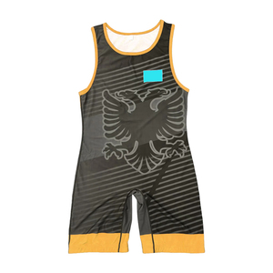 Singlet de Lucha Libre de Alta Calidad, Tela Elástica, Personalizado para Equipos, Transpirable, Ropa Profesional para Combates - Product Image 1