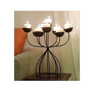 Centro de Mesa de Diseño en Hierro Blanco, Centro de Mesa de Primera Calidad, Centro de Mesa con Forma Personalizada al por Mayor - Product Image 5