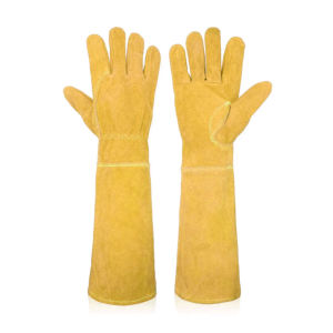 Équipement de protection individuelle Travail à la main Sécurité Soudeur CE Conception personnalisée Peau de vache Argon MIG Arc Cuir Gants de protection Soudage - Product Image 6