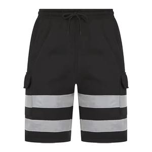 Pantalones Cortos de Seguridad de Alta Visibilidad con Cinta Reflectante para Hombre, Color Personalizado, Certificación CE, Antiarrugas, Resistentes al Viento, Servicio OEM - Product Image 6