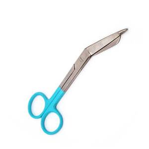 Ciseaux de chirurgie de haute qualité poignée enduite en acier inoxydable salle d'opération ciseaux à pointe pointue médicale - Product Image 2