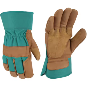 Gants en cuir de grain de cuir de vachette renforcés résistants aux étincelles et à la chaleur Gants de sécurité pour la protection personnelle - Product Image 3