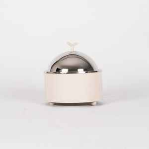 Hermosa cazuela contemporánea con cúpula plateada Servidor Hotpot perfecto para mesa de comedor y servicio diario - Product Image 5