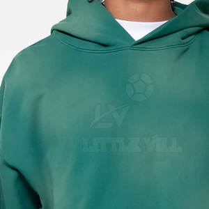 Usine directe confortable hommes Sun Faded Hoodies nouveau Design meilleur prix ODM approvisionnement tissu polaire pour l'hiver - Product Image 6