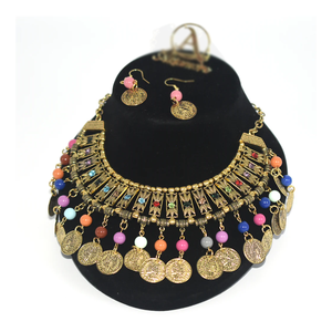 Derniers ensembles de bijoux de mariée afghans pour dames Party Wear Designs personnalisés Ensemble fabriqué à la main tendance - Product Image 3