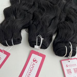 Vague naturelle de cheveux vietnamiens Remy à cuticule alignée machine à cheveux vierges bruts tissage à double trame de vendeur de confiance - Product Image 3