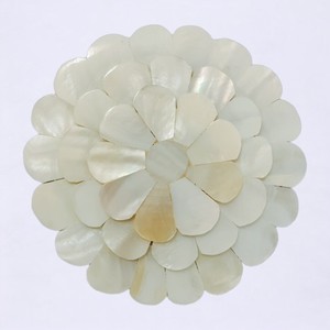 กระจกหินเปลือกหอยมุกสีขาวสวยงามมาใหม่สำหรับตกแต่งบ้านและของขวัญแต่งงานพร้อมส่ง - Product Image 6