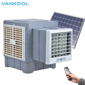 6000m3/H Dc Zonne-energie 12V Venster Airconditioner Verdamping Luchtkoeler Met Zonnepaneel